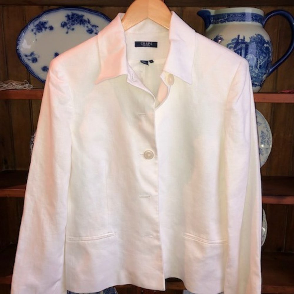 COPY - Chaps !00% Linen Jacket